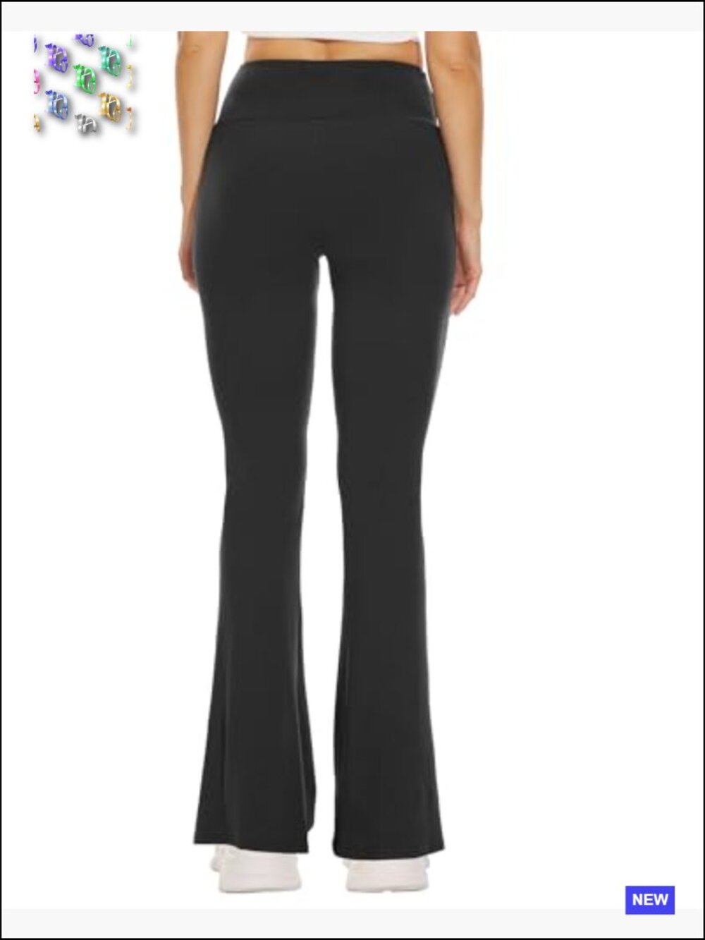 High Waist Bootcut Yoga Pants - Flare Leggings for Women - Tummy Control Soft - Picture 3 of 7